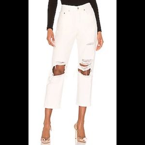 Levi’s 501 Crop in Point Blank